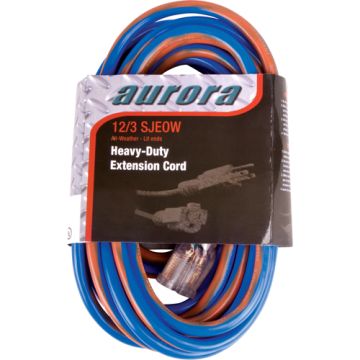 TPE-Rubber Extension Cord With Light Indicator