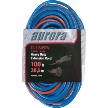 TPE-Rubber Extension Cord With Light Indicator