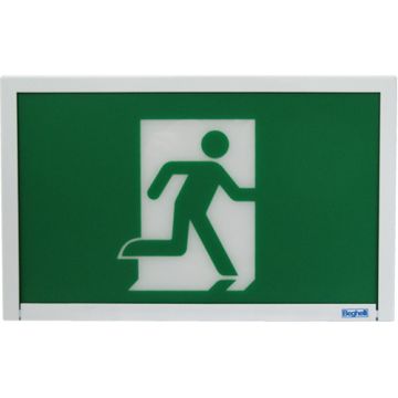 Running Man Exit Sign