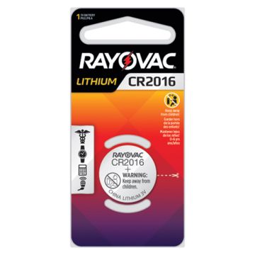 CR2016 Lithium Coin Cell Battery