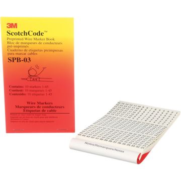 ScotchCode™ Pre-Printed Wire Marker Book