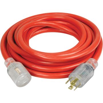 Generator Extension Cord with Quad Tap